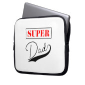Super Vater Laptopschutzhülle (Vorderseite Links)