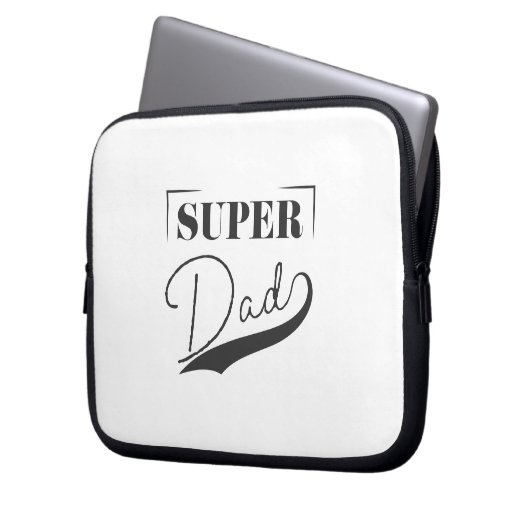 Super Vater Laptopschutzhülle (Vorderseite Links)