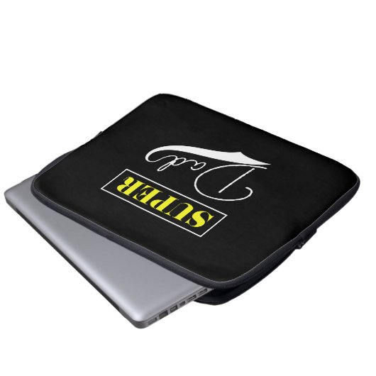 Super Vater Laptopschutzhülle (Vorne Knopf)