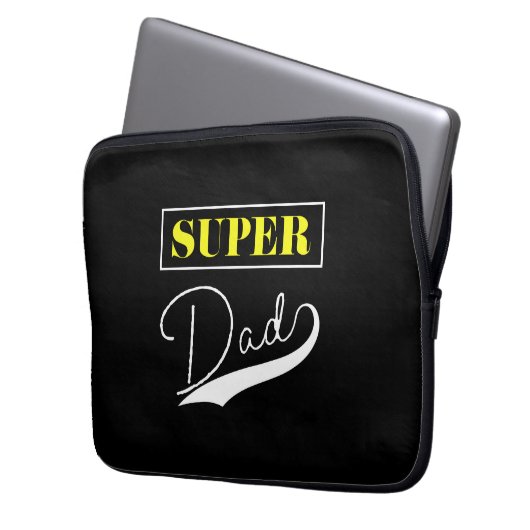 Super Vater Laptopschutzhülle (Vorderseite Links)