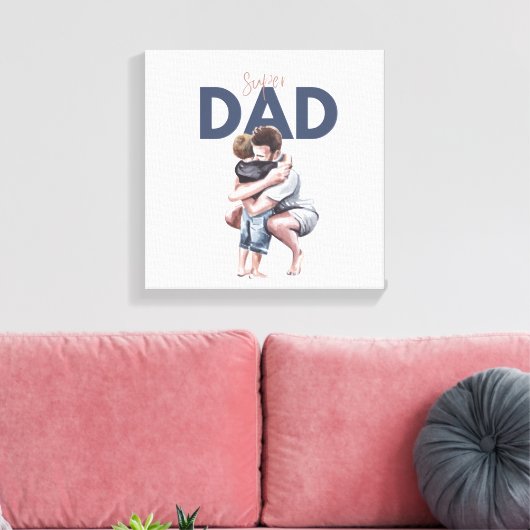 Super Vater Leinwanddruck (Insitu (Wohnzimmer))