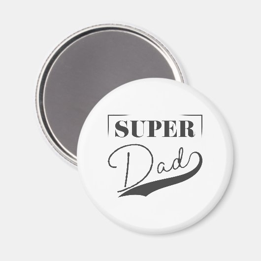 Super Vater Magnet (Vorderseite/Rückseite)