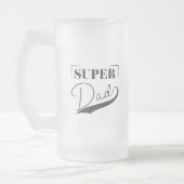 Super Vater Mattglas Bierglas (Links)