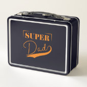 Super Vater Metall Brotdose (Rückseite)
