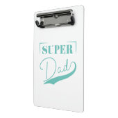 Super Vater Mini Klemmbrett (Gewinkelt2)