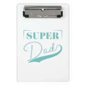 Super Vater Mini Klemmbrett (Vorderseite)