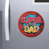Super Vater Mustache Modern Grunge Magnet