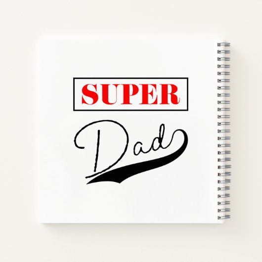 Super Vater Notizblock (Rückseite)