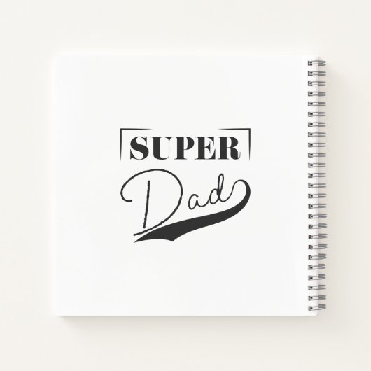 Super Vater Notizblock (Rückseite)
