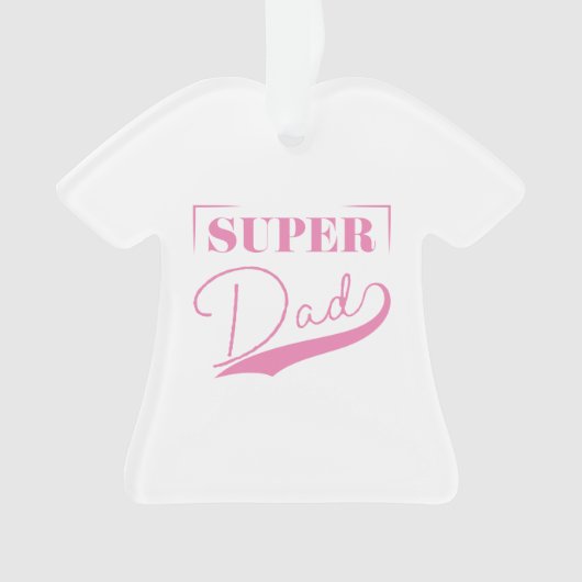 Super Vater Ornament (Vorderseite)