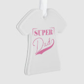 Super Vater Ornament (Vorderseite)