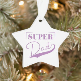 Super Vater Ornament