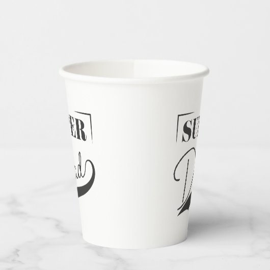 Super Vater Pappbecher (Links)