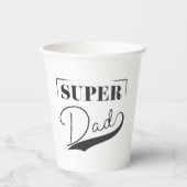 Super Vater Pappbecher (Vorderseite)