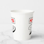 Super Vater Pappbecher (Rechts)