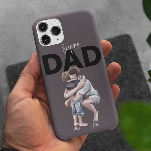 Super Vater Personalisiert Unique Vathers Day Gesc Case-Mate iPhone Hülle