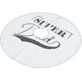 Super Vater Polyester Weihnachtsbaumdecke (Schrägansicht)