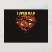 Super Vater Postkarte (Vorderseite)