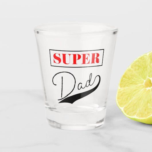 Super Vater Schnapsglas (Vorderseite)