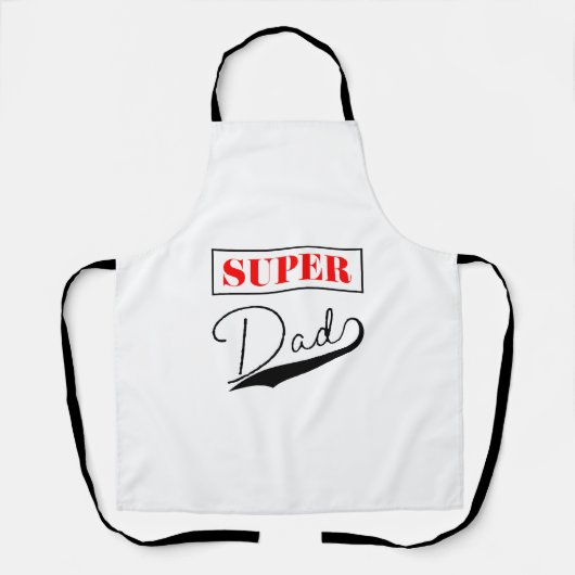 Super Vater Schürze (Vorderseite)