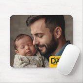 Super Vater Seit dem Jahr Custom Baby and Vatering Mousepad (Mit Mouse)