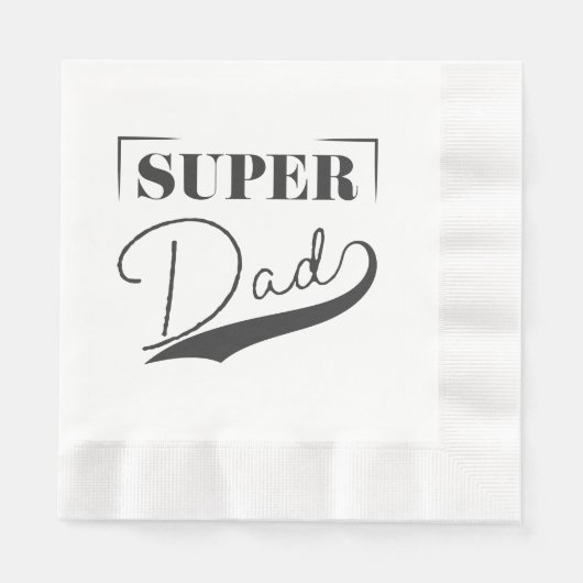 Super Vater Serviette (Vorderseite)