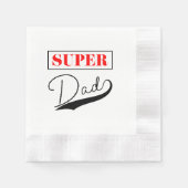 Super Vater Serviette (Vorderseite)
