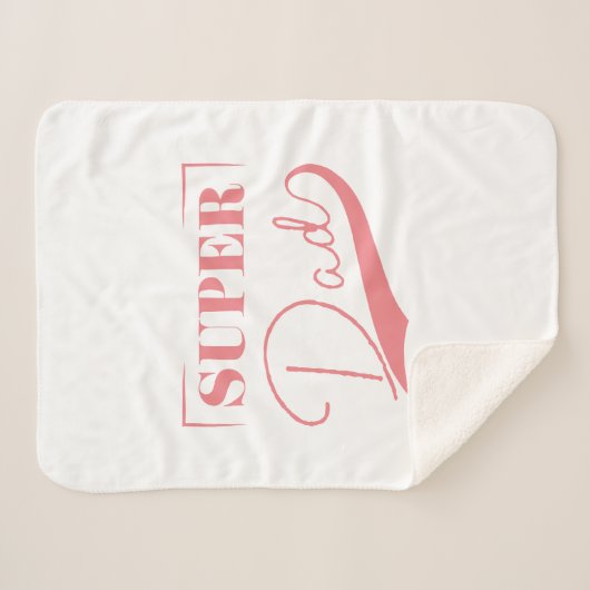 Super Vater Sherpadecke (Vorderseite (Horizontal))