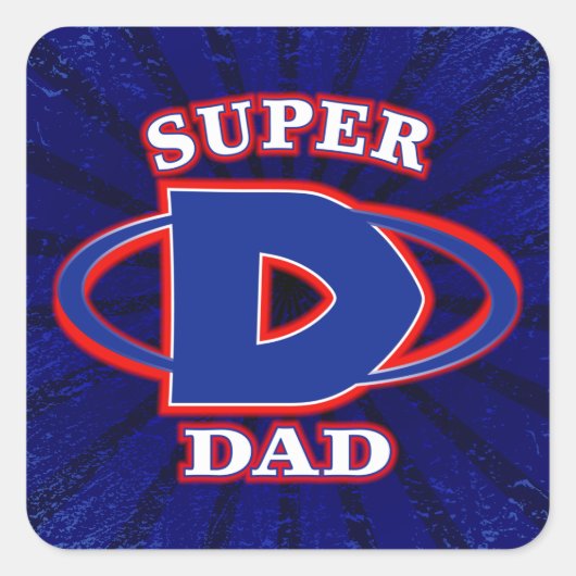 Super Vater Sticker (Vorderseite)
