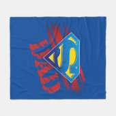 Super Vater Stripes Fleecedecke (Vorderseite (Horizontal))