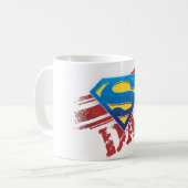 Super Vater Stripes Kaffeetasse (Vorderseite Links)