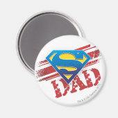 Super Vater Stripes Magnet (Vorderseite/Rückseite)