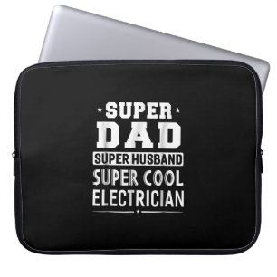Super Vater Super Husband Super Electrical Mens Laptopschutzhülle