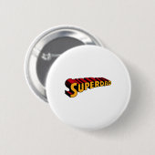 Super Vater Superdad Funny Superhero Vater Button (Vorne & Hinten)
