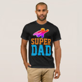 SUPER VATER SUPERHERO T - Shirt (Vorne ganz)
