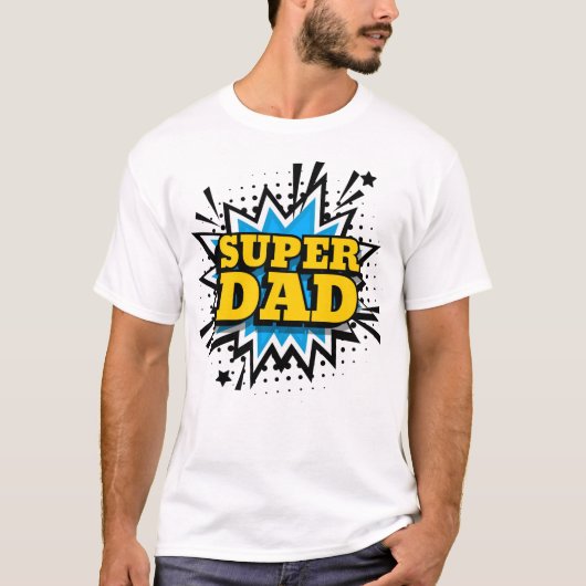 Super Vater T-Shirt (Vorderseite)