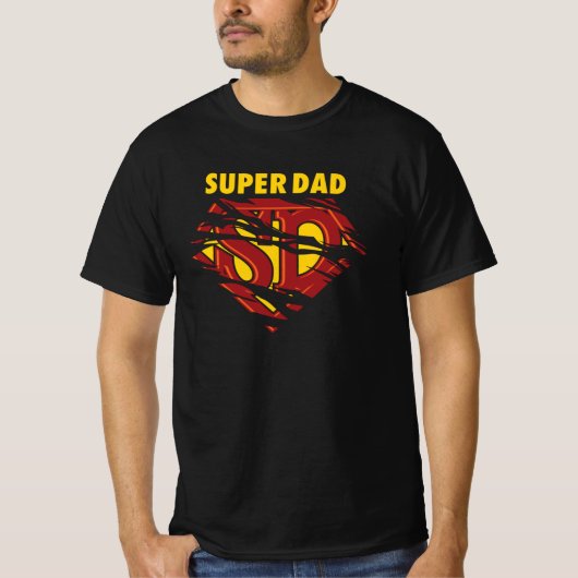Super Vater T-Shirt (Vorderseite)