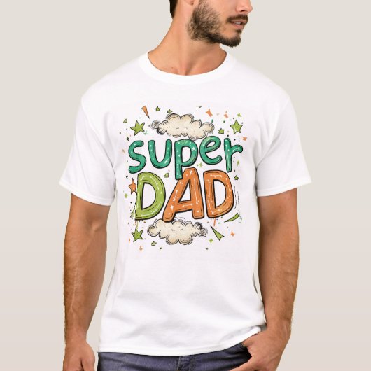 Super Vater T-Shirt (Vorderseite)