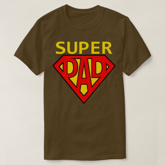 Super Vater T-Shirt (Design vorne)