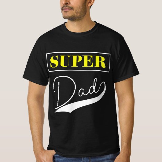 Super Vater T-Shirt (Vorderseite)
