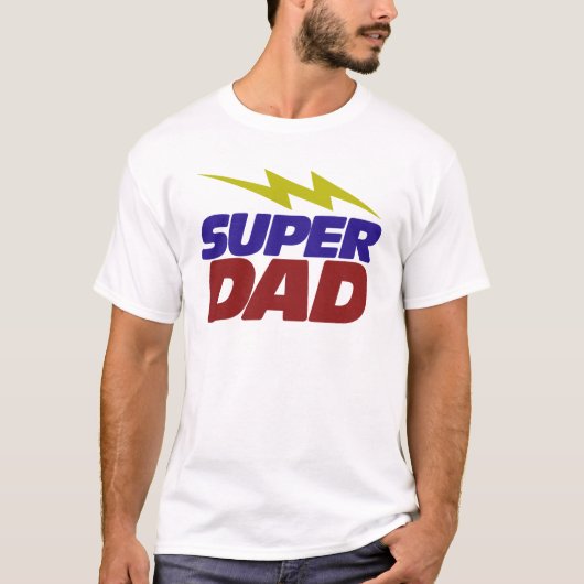 Super Vater T-Shirt (Vorderseite)