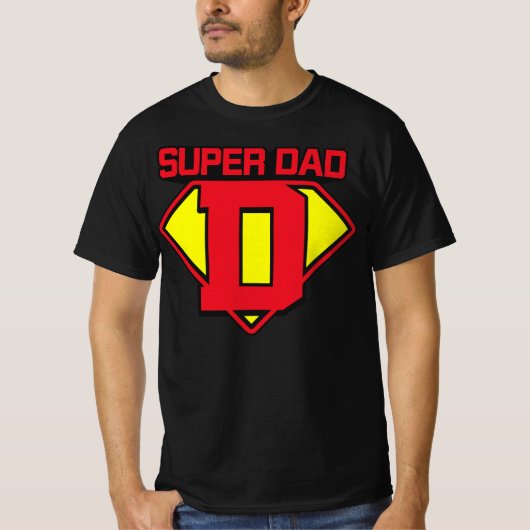 Super Vater 🦸 ♂️ 💪 T-Shirt (Vorderseite)