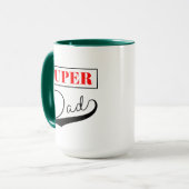 Super Vater Tasse (Vorderseite Links)