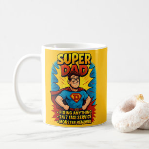 Super Vater Tasse: Das perfekte Vatertagsgeschenk! Kaffeetasse