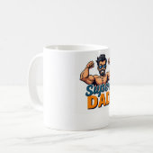Super Vater Tasse - Funny Vatertag Geschenk (Vorderseite Links)