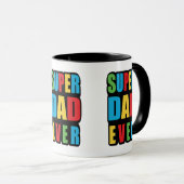 Super Vater Tasse - Vater Geschenk für Vater, Väte (VorderseiteRechts)