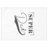 Super Vater Tischdecke (Vorderseite (Horizontal))