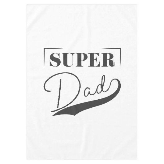 Super Vater Tischdecke (Vorderseite)