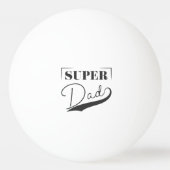 Super Vater Tischtennisball (Rückseite)