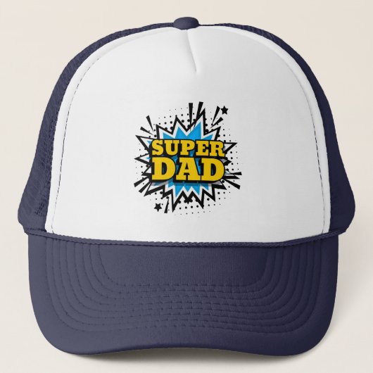 Super Vater Trucker Hat Truckerkappe (Vorderseite)